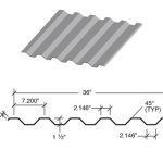 Trapezoidal roof tile Profiles28