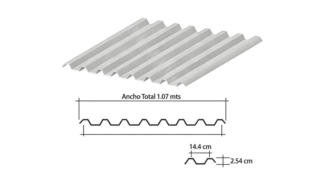 Trapezoidal roof tile Profiles14