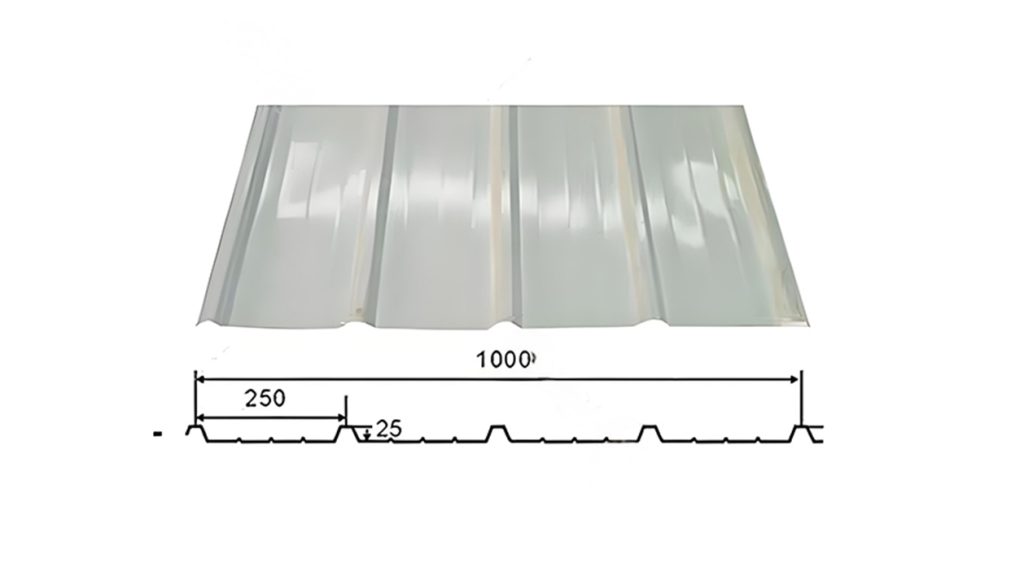 Trapezoidal roof tile Profiles12