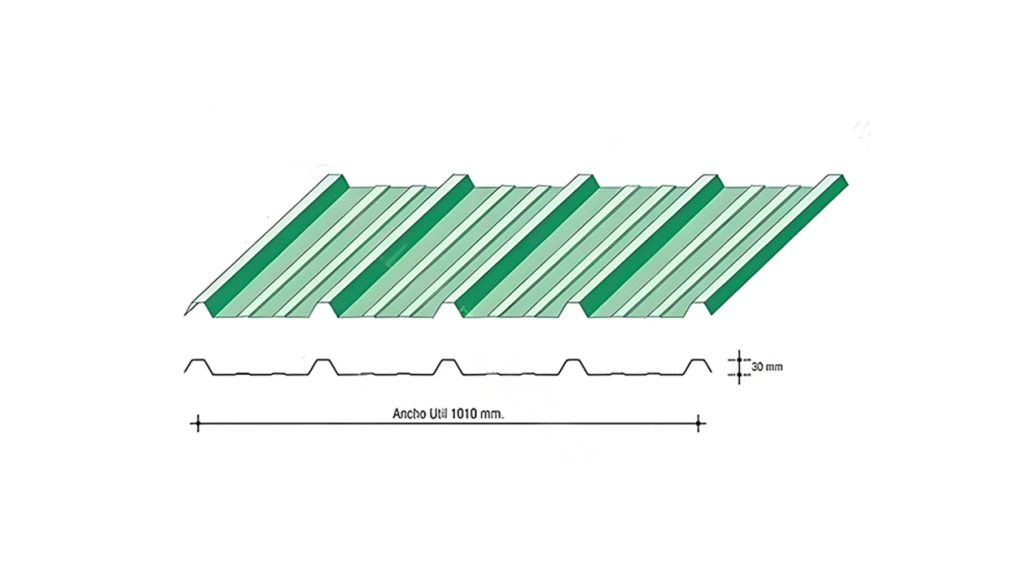 Trapezoidal roof tile Profiles10