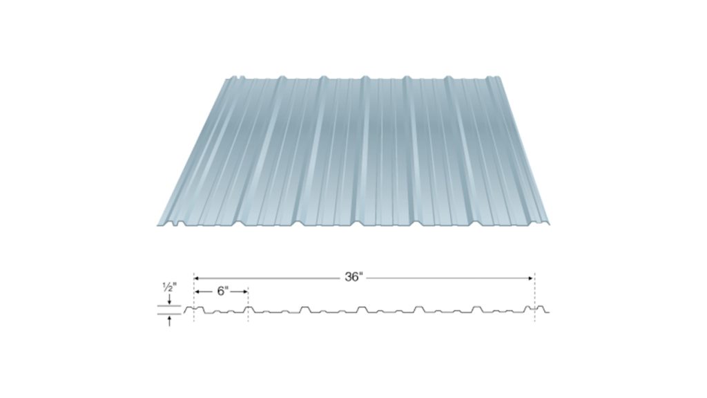 Trapezoidal roof tile Profiles27