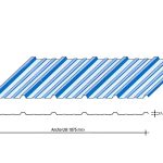 Trapezoidal roof tile Profiles9