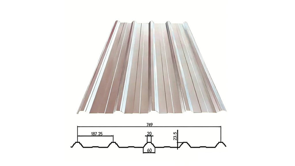Trapezoidal roof tile Profiles8