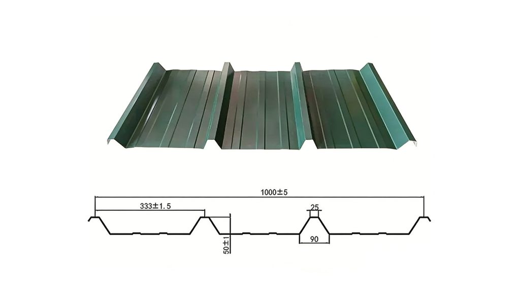 Trapezoidal roof tile Profiles7