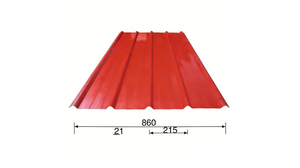 Trapezoidal roof tile Profiles