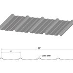 Trapezoidal roof tile Profiles26