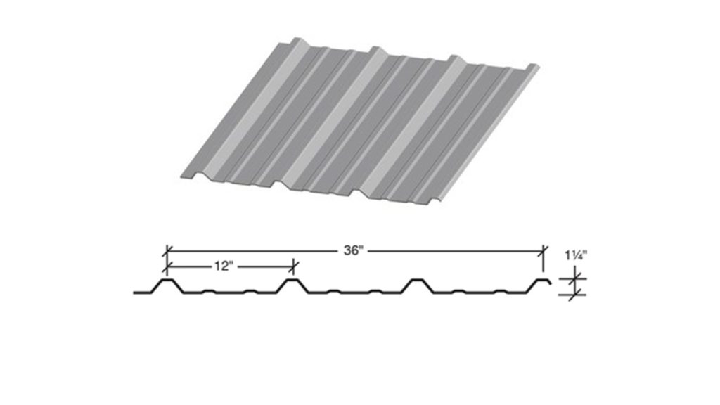Trapezoidal roof tile Profiles25