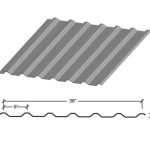 Trapezoidal roof tile Profiles24