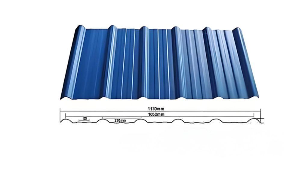 Trapezoidal roof tile Profiles23