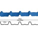 Trapezoidal roof tile Profiles21