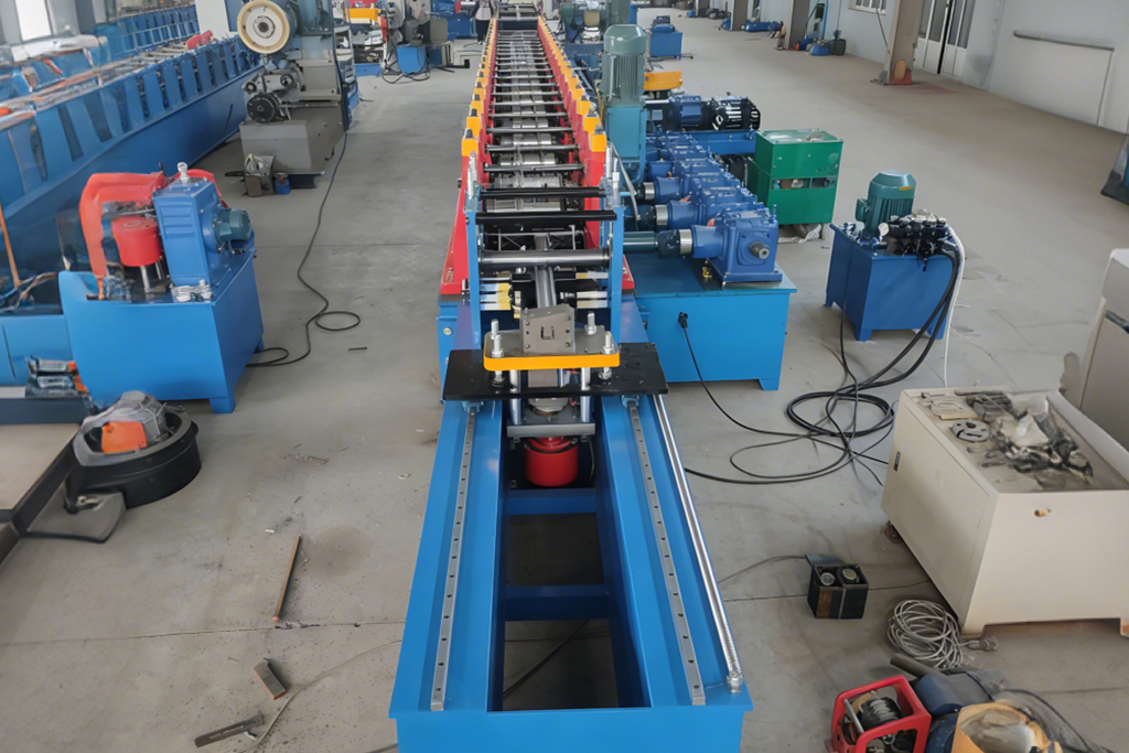 solar panel rack roll forming machine