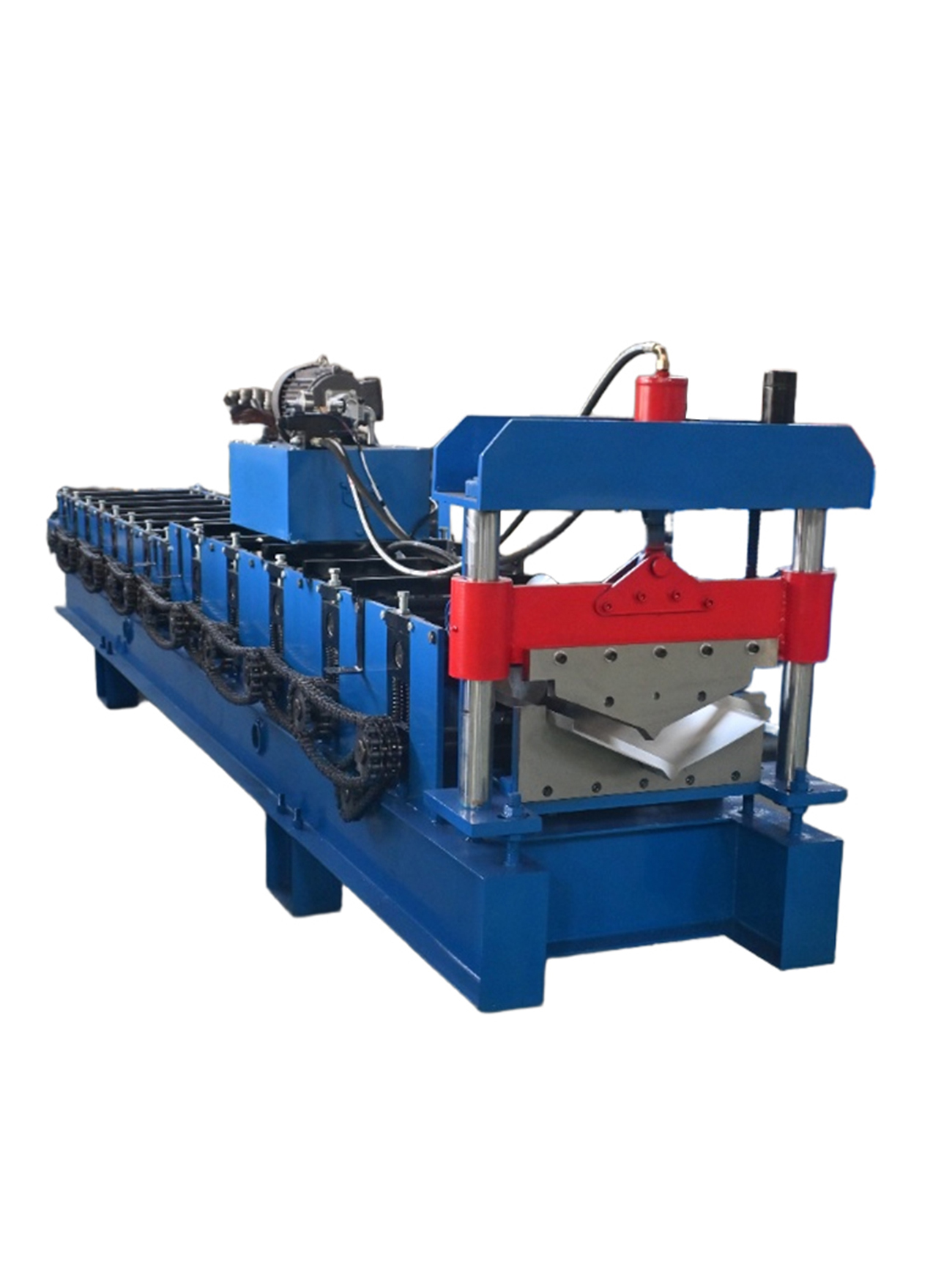 Ridge cap roll forming machine