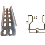 货架立柱版型图